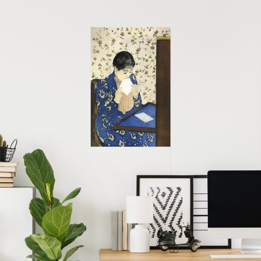 De brief van Mary Cassatt,  impressionisme Poster (Thuiskantoor)