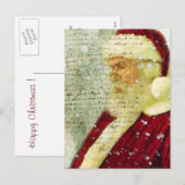 De Brief van Santas Feestdagenkaart (Voorkant / Achterkant)