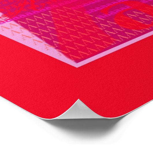 "De brief van Scarlet" Poster (Hoek)