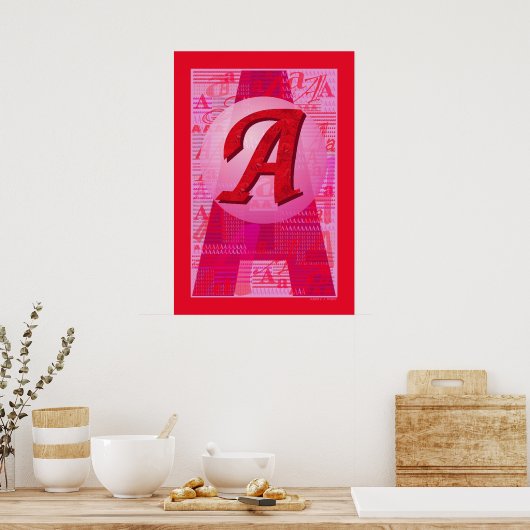 "De brief van Scarlet" Poster (Keuken)