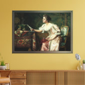 De brief van Władysław Czachórski Canvas Afdruk (Insitu (Woonkamer))