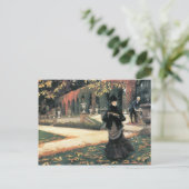 De brief werd handig ontvangen door James Tissot Briefkaart (Staand voorkant)