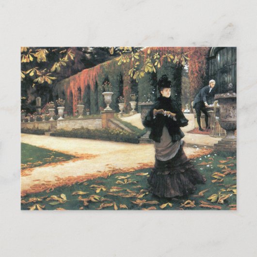 De brief werd handig ontvangen door James Tissot Briefkaart (Voorkant)