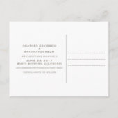 De Briefkaart Datum opslaan, beige (Achterkant)