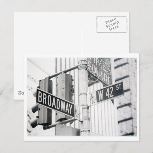 De Briefkaarten van Broadway (Voorkant / Achterkant)