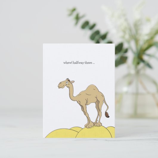 De Briefkaarten van de Dag van de bult (Staand voorkant)