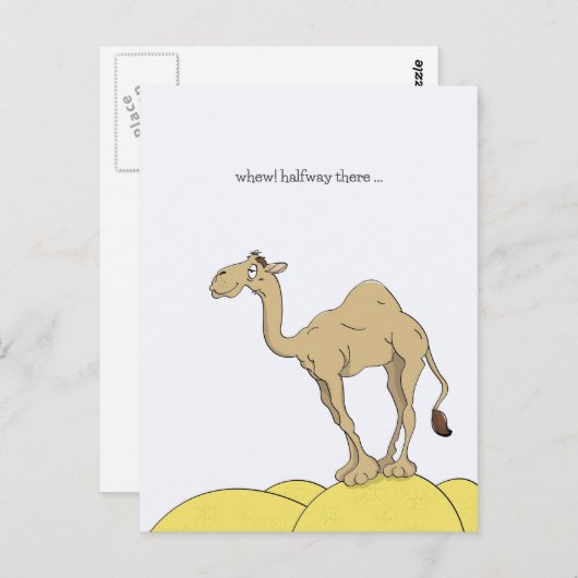 De Briefkaarten van de Dag van de bult (Voorkant / Achterkant)