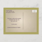 De Briefkaarten van de Datum opslaan (Achterkant)