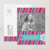 De Briefkaarten van de Foto van Kerstmis van de (Voorkant / Achterkant)