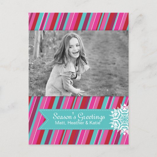 De Briefkaarten van de Foto van Kerstmis van de (Voorkant)