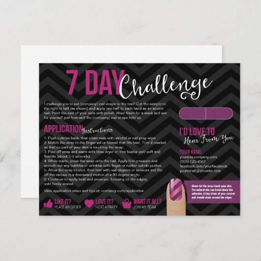 de Briefkaarten van de Kaart van de Steekproef van (Voorkant / Achterkant)