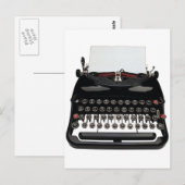 De Briefkaarten van de schrijfmachine (Voorkant / Achterkant)