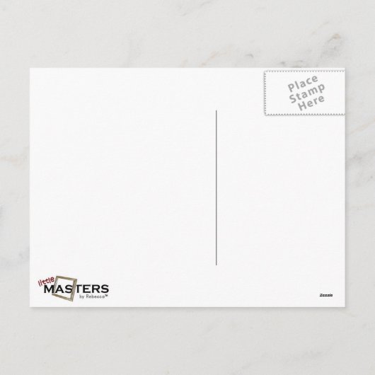 De Briefkaarten van de Vakantie van de sneeuwman (Achterkant)