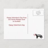 De Briefkaarten van de Valentijnsdag van de Das (Achterkant)