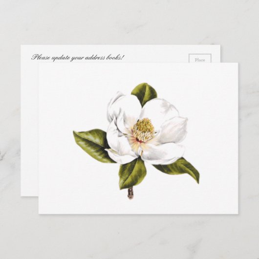 De Briefkaarten van de Verandering van het adres - (Voorkant / Achterkant)