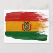 De Briefkaarten van de Vlag van bolivia (Voorkant)