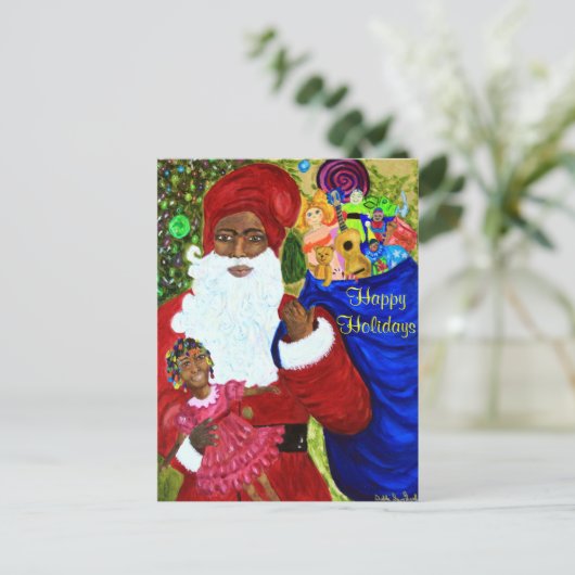 De Briefkaarten van de Wens van de kerstman - (Staand voorkant)