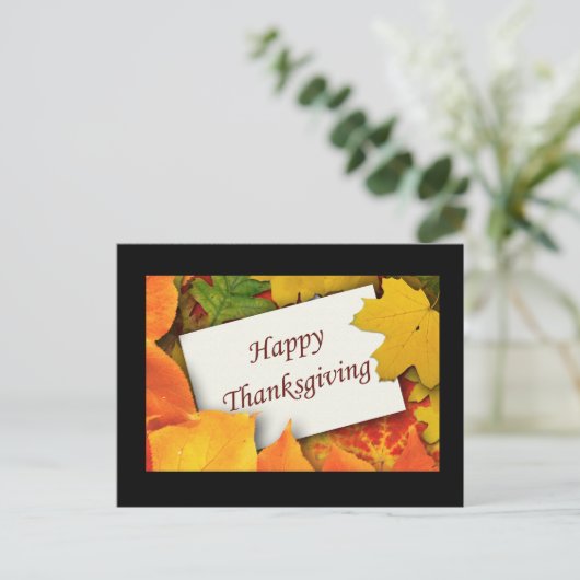 De Briefkaarten van de Zegen van de Thanksgiving (Staand voorkant)