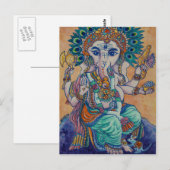 De briefkaarten van Ganesha (Voorkant / Achterkant)