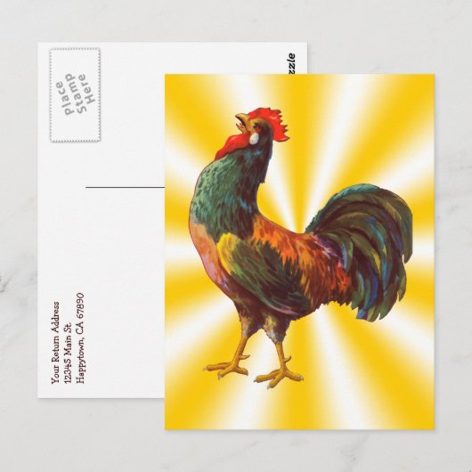 De Briefkaarten van het Adres van het Adres van de (Voorkant / Achterkant)