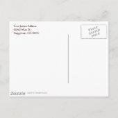 De Briefkaarten van het Adres van het Adres van de (Achterkant)