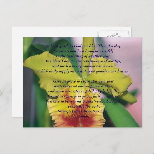 De Briefkaarten van het gebed (toon u zorg… met (Voorkant / Achterkant)