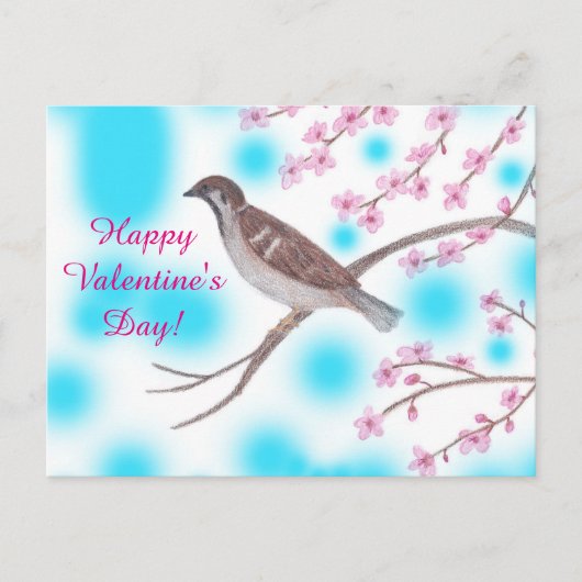 De Briefkaarten van Valentijn van de Bloesems van (Voorkant)