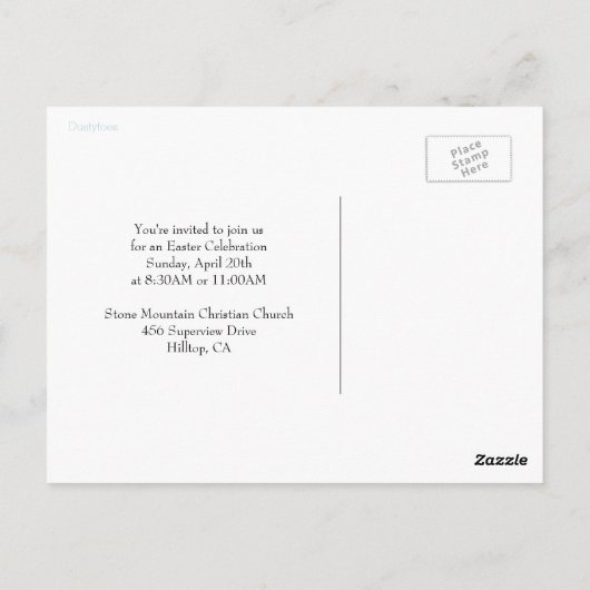 De Briefkaarten voor de crosspaasscripts (Achterkant)