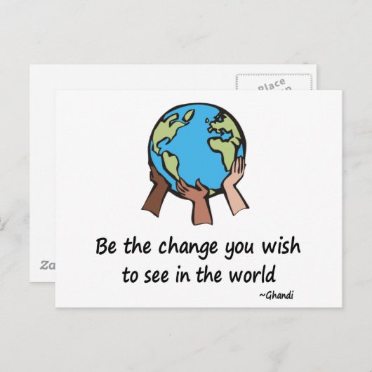 De briefkaarten wijzigen (Voorkant / Achterkant)