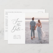 De brieven van het spoor sparen de datum briefkaart (Voorkant / Achterkant)