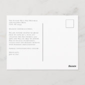 De brieven van het spoor sparen de datum briefkaart (Achterkant)