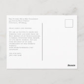 De brieven van het spoor sparen de Datum (extra te Briefkaart (Achterkant)