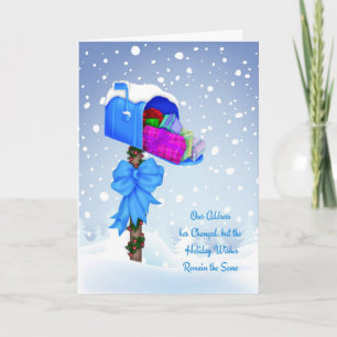 De Brievenbus van de vakantie, Verandering van de  Feestdagen Kaart