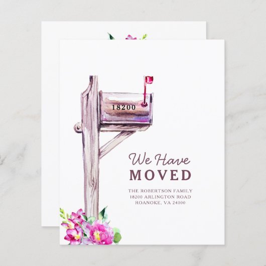 De Brievenbus van de Waterverf van het Begroting N (Voorkant / Achterkant)