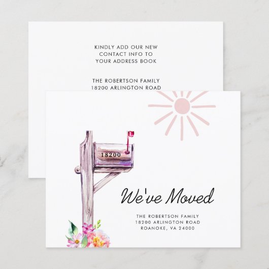 De Brievenbus van de Waterverf van het Begroting N (Voorkant / Achterkant)