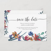 De Bright Country mix bewaart de datum RSVP Kaartje (Voorkant / Achterkant)