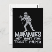de brijen willen enkel uw toiletpapier grappige briefkaart (Voorkant / Achterkant)
