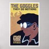 de bril die ze niets doen poster (Voorkant)