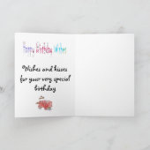 De briljante Kaart van de Verjaardag van de (Binnen)