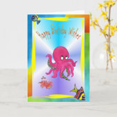 De briljante Kaart van de Verjaardag van de (Gele Bloem)