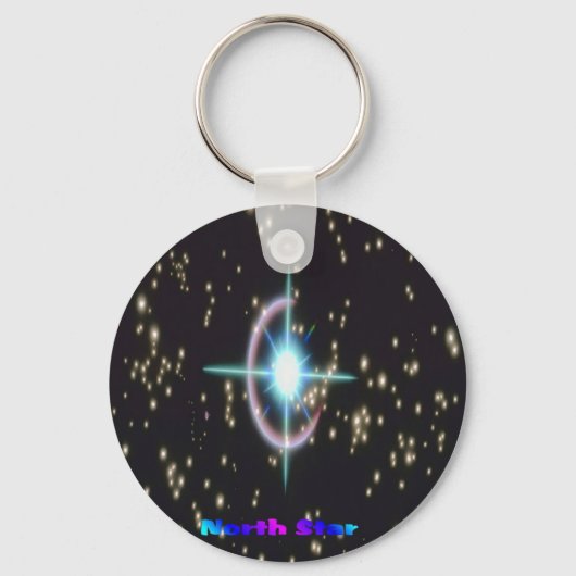 De briljante North_Star-sleutelhanger Sleutelhanger (Voorkant)