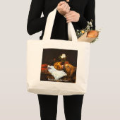 De brioche met de hond van Wimsey Grote Tote Bag (Voorkant (product))