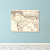 De Britse bezitters in Oost-Indies Canvas Afdruk (Insitu (Houten vloer))