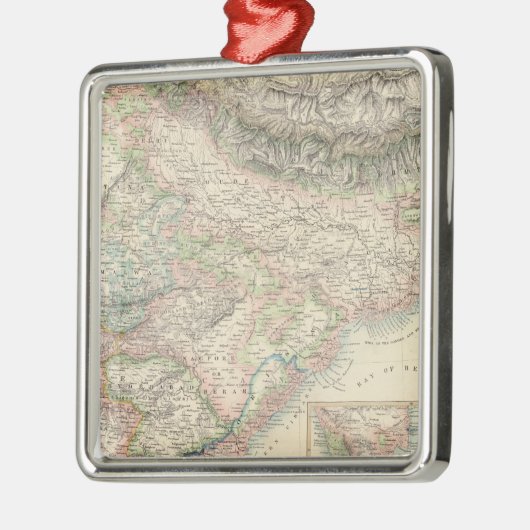 De Britse bezitters in Oost-Indies Metalen Ornament (Links)