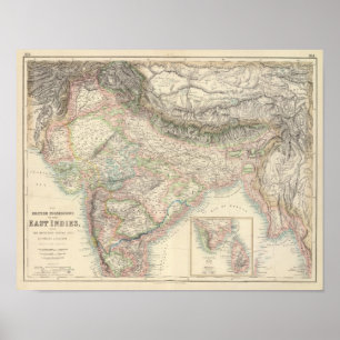 De Britse bezitters in Oost-Indies Poster