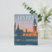 De Britse charme van Londen Briefkaart (Staand voorkant)