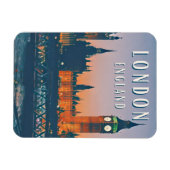 De Britse charme van Londen Magneet (Horizontaal)