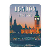 De Britse charme van Londen Magneet (Verticaal)