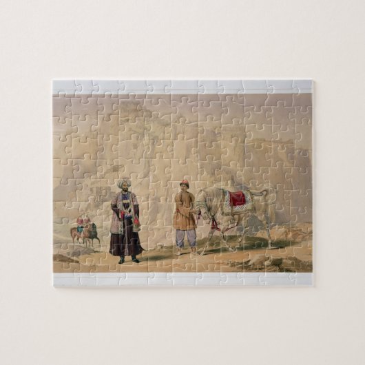 De Britse commandant van Shah Shoojan's tweede Jan Legpuzzel (Horizontaal)