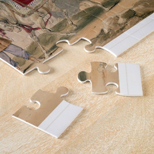 De Britse commandant van Shah Shoojan's tweede Jan Legpuzzel (Zijkant)